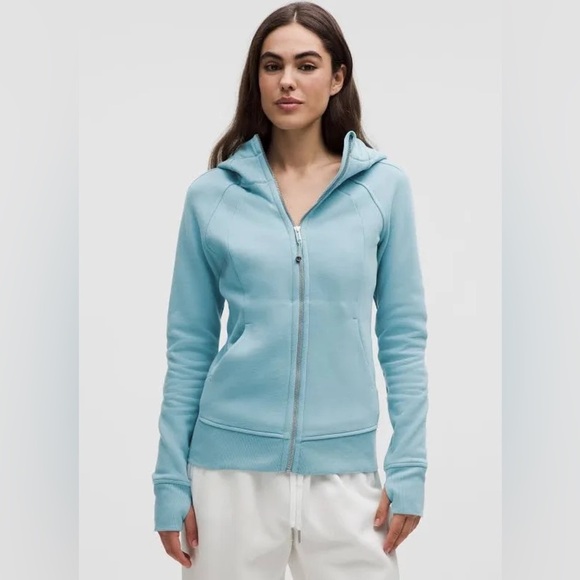 lululemon athletica Tops - Lululemon Scuba Fleece Cotton Jacket Dusty Lavender